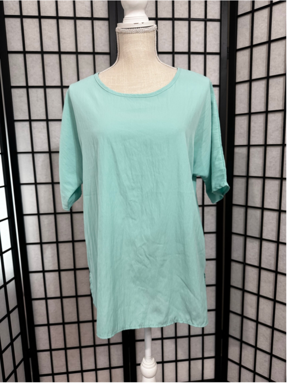 Women's Unbranded Short Sleeve Tee Mint Green Size M